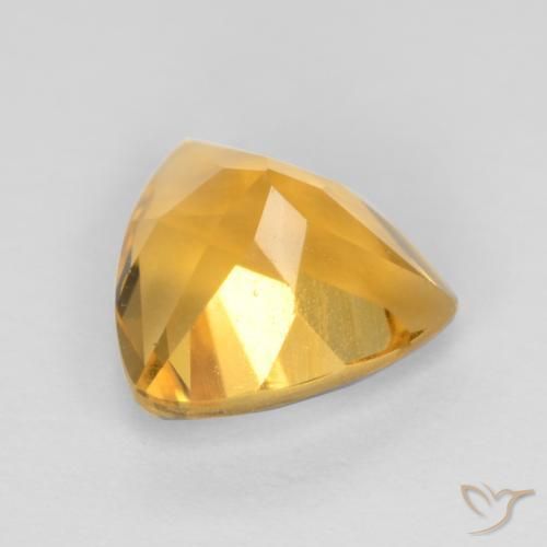 Citrino Naranja dorado intenso natural de 1.09 ct, Trillón, VS