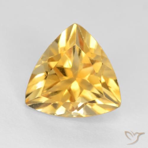 1.13ct Natural Dorado claro Citrino, Trillón, VS