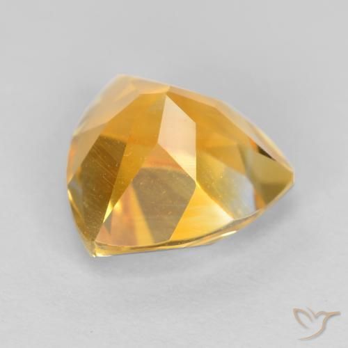 Citrino Dorado medio natural de 1.34 ct, Trillón, VS