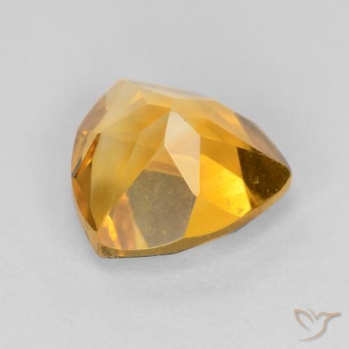 Citrino Naranja dorado natural de 1.14 ct, Trillón, VS