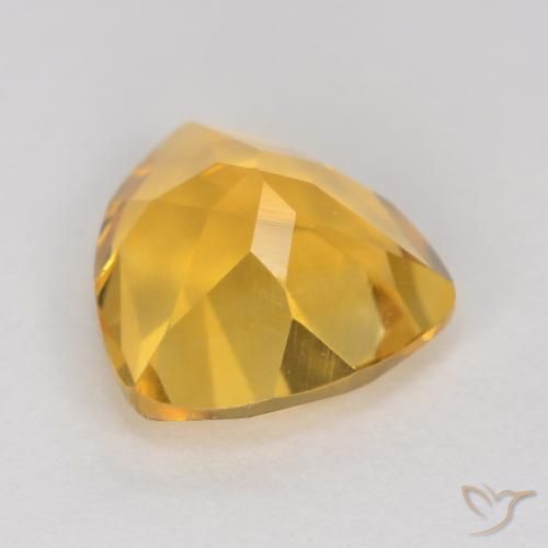 Citrino Dorado medio natural de 1.10 ct, Trillón, VS