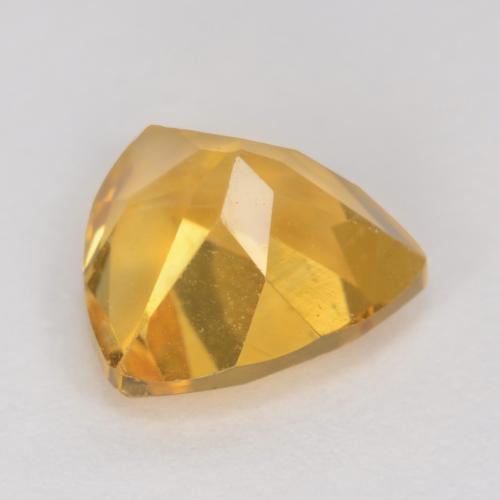 Citrino dorado natural de 1,07 ct, trillón, VS