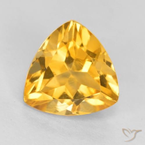 1.29ct Natural Dorado claro Citrino, Trillón, VS