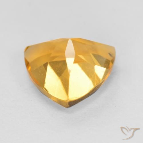 Citrino Dorado medio natural de 1.12 ct, Trillón, VS