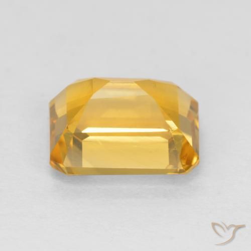 Citrino Dorado natural de 1.62 ct, Corte Octágono / Esmeralda, VVS-VS