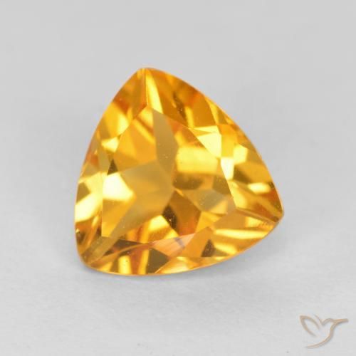 Citrino Naranja medio natural de 1.07 ct, Trillón, VS