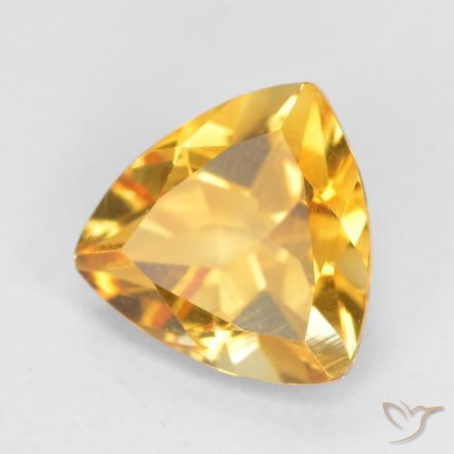Citrino Naranja dorado natural de 0.98 ct, Trillón, VS