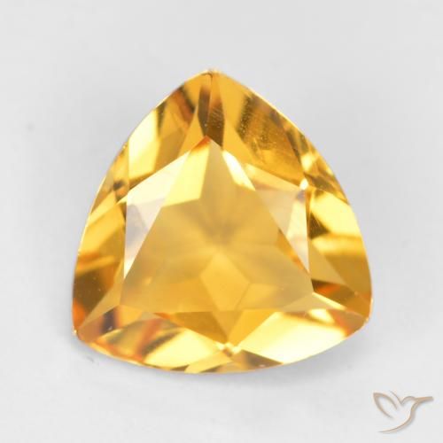 1.01ct Natural Dorado claro Citrino, Trillón, VS