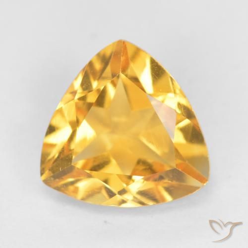 1.07ct Natural Dorado claro Citrino, Trillón, VS