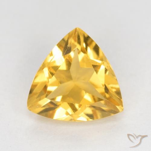 0.94ct Natural Dorado claro Citrino, Trillón, VS
