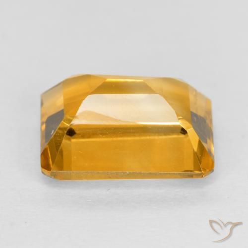 Citrino Dorado naranja natural de 1.67 ct, Corte Octágono / Esmeralda, VS