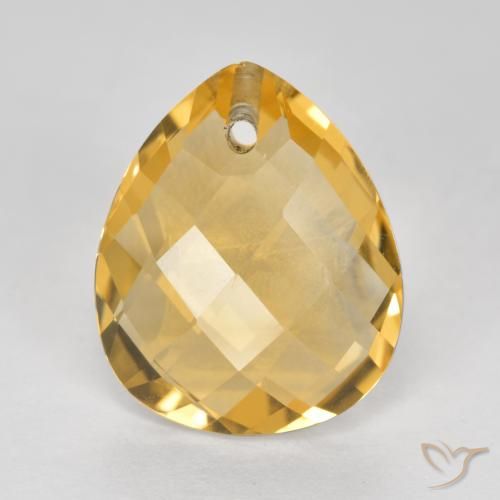 3.39ct Natural Oro Citrino, En forma de pera, VVS-VS
