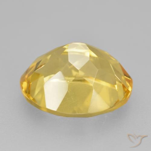 Citrino Naranja dorado natural de 4.38 ct, Ovalada, VVS-VS