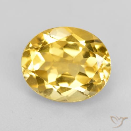 4.57ct Natural Dorado Citrino, Ovalada, VVS-VS