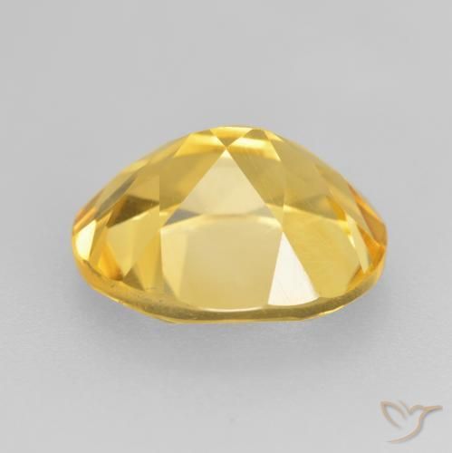Citrino Dorado natural de 4.43 ct, Ovalada, VVS-VS