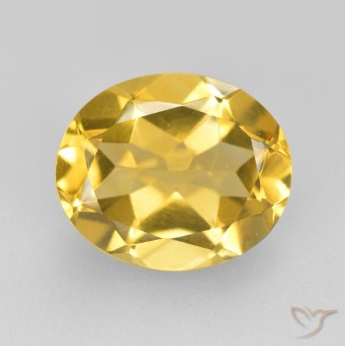 4.07ct Natural Dorado Citrino, Ovalada, VVS-VS