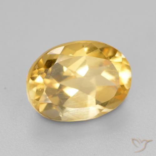 Citrino Oro natural de 1.77 ct, Ovalada, VS