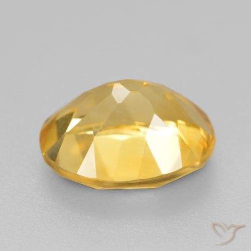 Citrino Naranja dorado natural de 1.91 ct, Ovalada, VS
