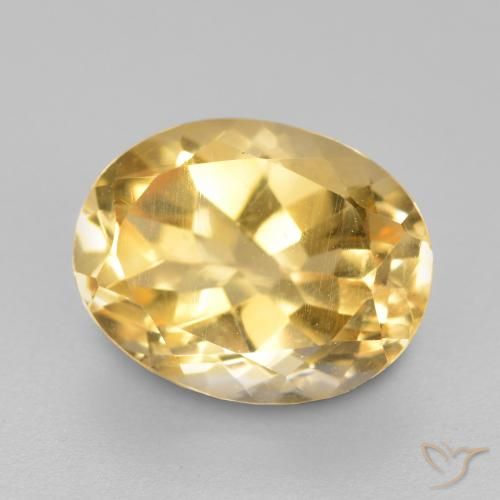 1.90ct Natural Oro Citrino, Ovalada, VS