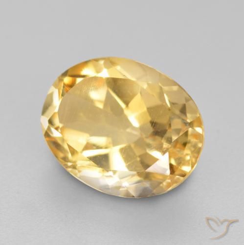 Citrino Oro natural de 1.90 ct, Ovalada, VS