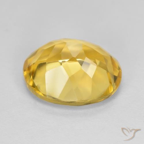 Citrino Naranja dorado natural de 4.72 ct, Ovalada, VVS-VS