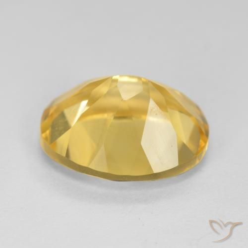 Citrino Naranja dorado natural de 4.26 ct, Ovalada, VVS-VS