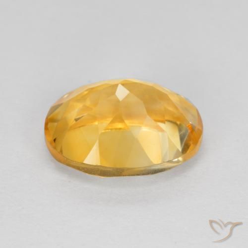 Citrino Dorado oscuro natural de 1.92 ct, Ovalada, VVS-VS