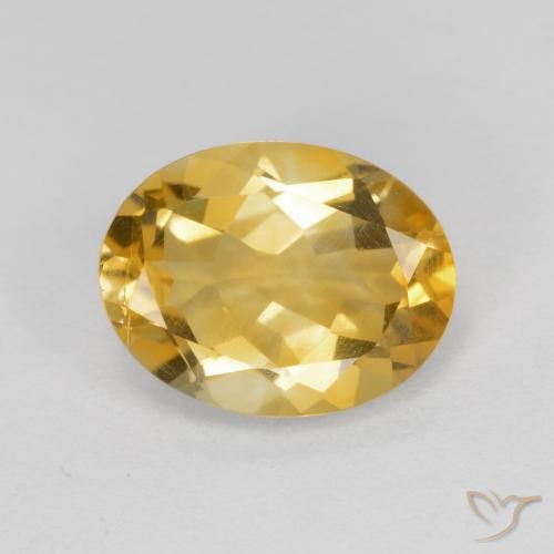 1.62ct Natural Dorado medio Citrino, Ovalada, VS-SI