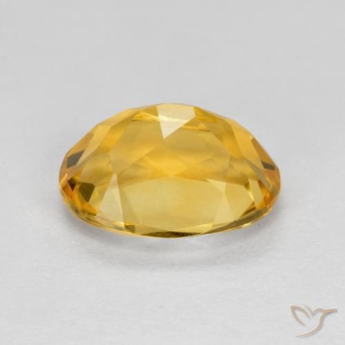 Citrino Dorado claro natural de 1.73 ct, Ovalada, VS