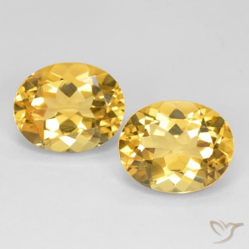 9.22ctw Natural Dorado Citrino, Ovalada, VVS-VS