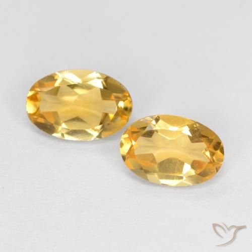 0.80ctw Natural Oro Citrino, Ovalada, VVS-VS