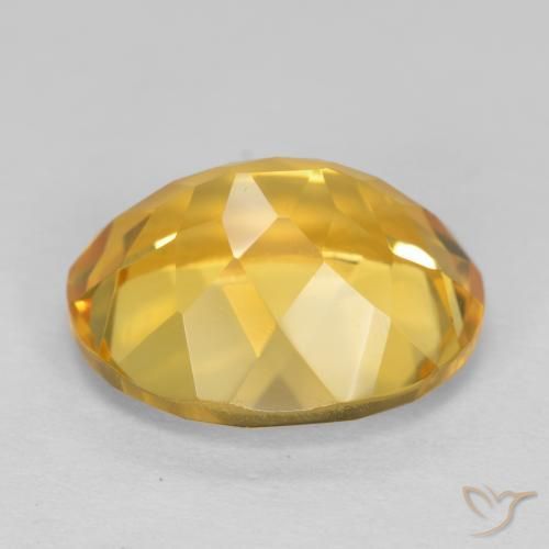 Citrino Naranja dorado natural de 5.04 ct, Ovalada, VVS