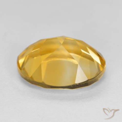 Citrino Dorado natural de 4.10 ct, Ovalada, VVS-VS
