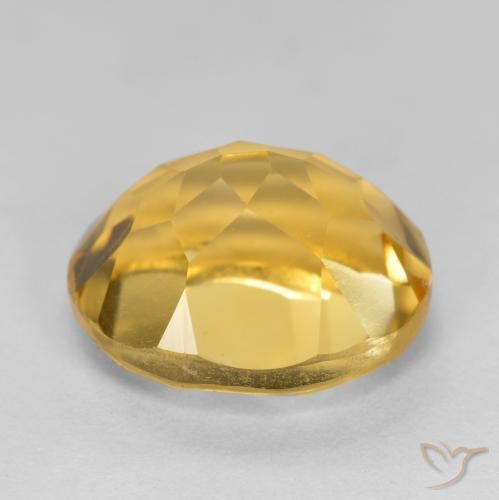 Citrino Oro natural de 5.22 ct, Ovalada, VVS-VS