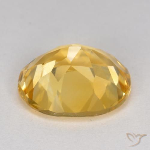 Citrino Naranja dorado natural de 4.13 ct, Ovalada, VS