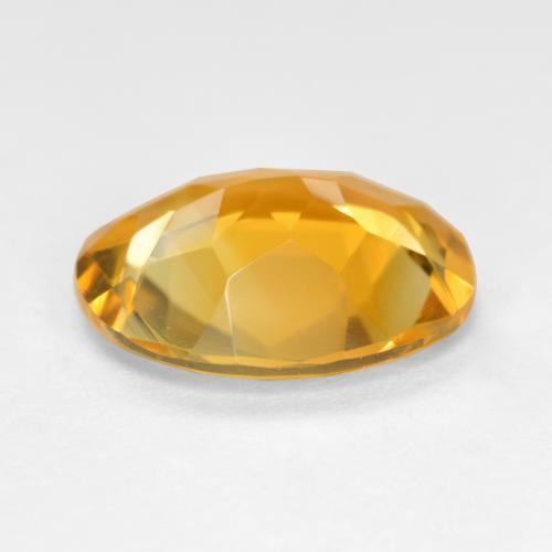 Citrino dorado natural de 3,18 ct, corte óvalo, VVS-VS