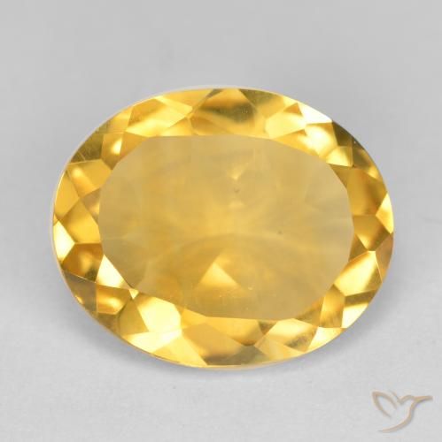 3.81ct Natural Oro Citrino, Ovalada, VS