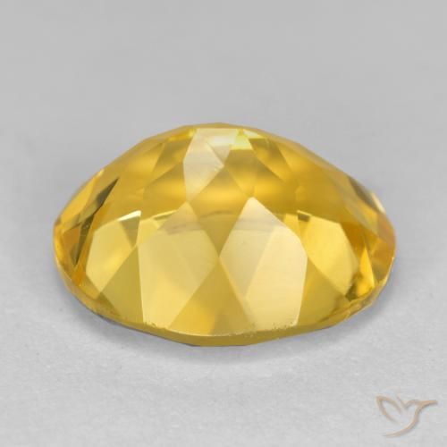 Citrino Dorado natural de 4.40 ct, Ovalada, VS