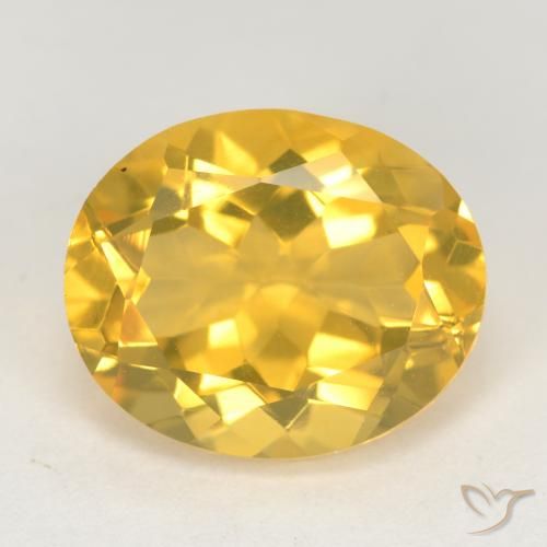 4.29ct Natural Dorado Citrino, Ovalada, VS