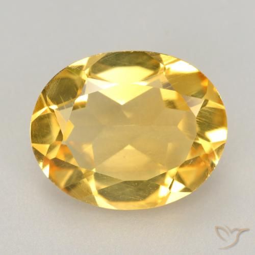 2.71ct Natural Naranja dorado Citrino, Ovalada, VVS-VS
