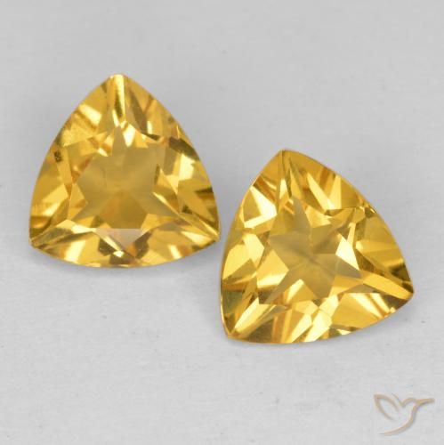 1.82ctw Natural Dorado medio Citrino, Trillón, VS