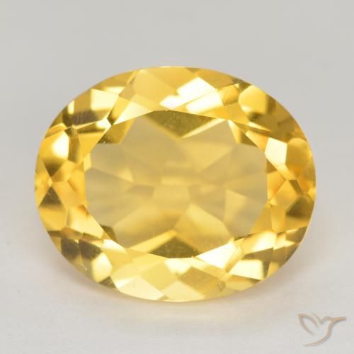 4.57ct Natural Dorado Citrino, Ovalada, VS