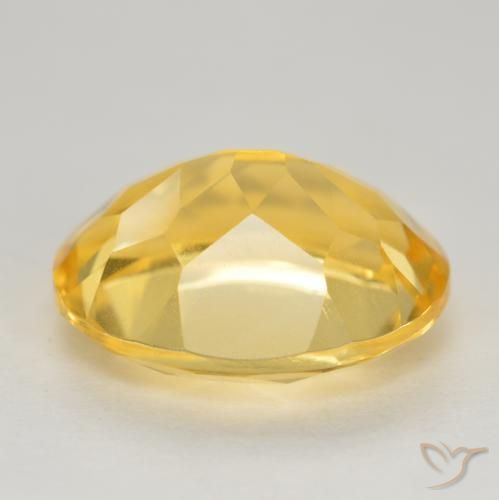 Citrino Dorado natural de 4.57 ct, Ovalada, VS