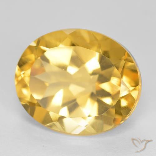 Citrino Oro natural de 4.94 ct, Ovalada, VS
