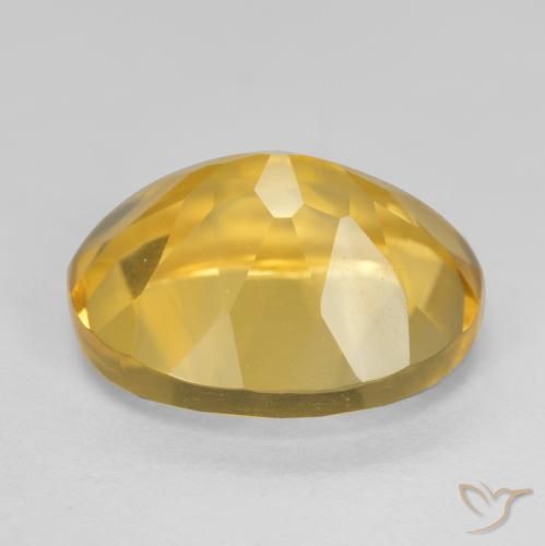 Citrino Dorado natural de 4.90 ct, Ovalada, VS