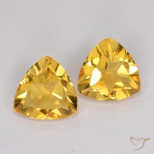 1.87ctw Natural Dorado medio Citrino, Trillón, VS