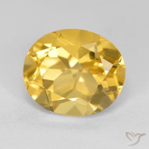 4.94ct Natural Dorado Citrino, Ovalada, VS