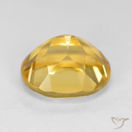 Citrino Dorado natural de 4.94 ct, Ovalada, VS