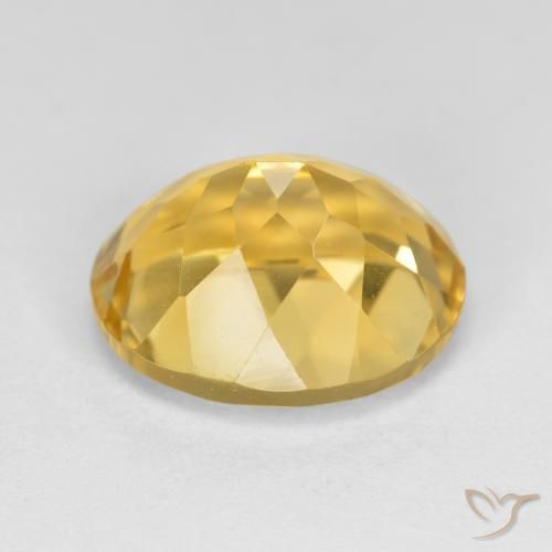 Citrino Oro natural de 4.90 ct, Ovalada, VVS-VS