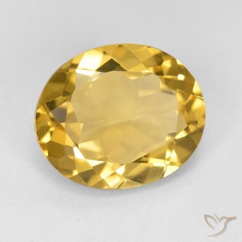 Citrino Oro natural de 3.89 ct, Ovalada, VS
